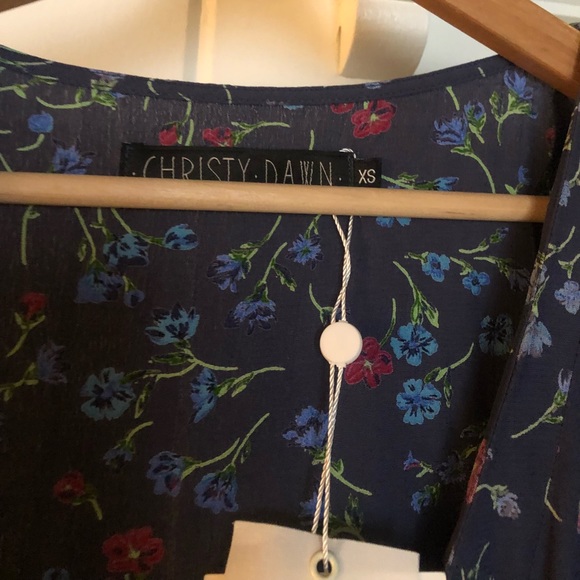 ▪️sold▪️nwt christy dawn dress lennon berry blue - Picture 6 of 7